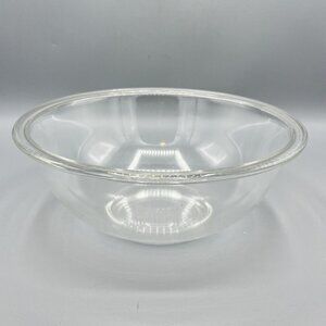 Pyrex #325 2.5 Liter Clear Rimmed Medium Nesting 9.75" Mixing Bowl USA